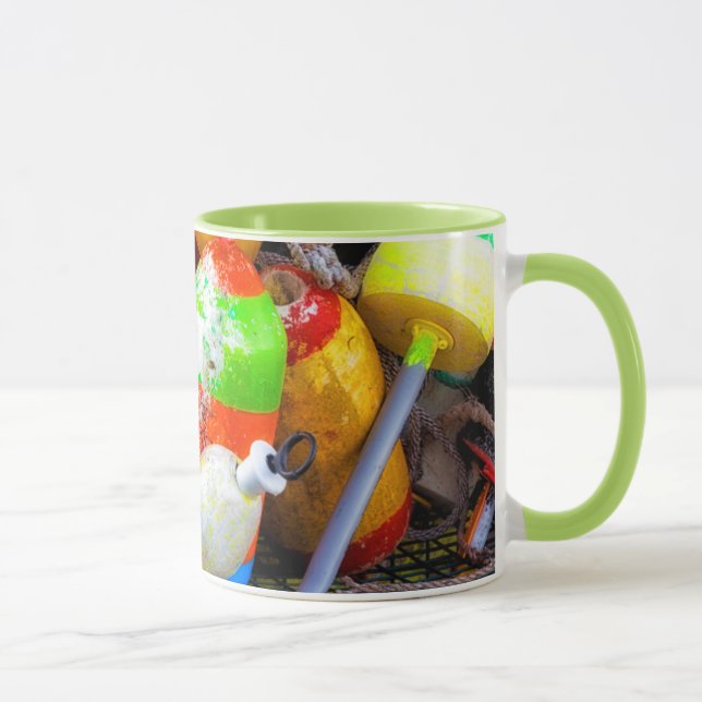 Mug Bouées de casier à Bass Harbor (Droite)