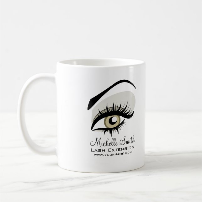 Mug Bouffées longues des yeux Lash Extension marque de (Gauche)