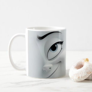 Mug Boug 3D face de dessin en ébullition 11