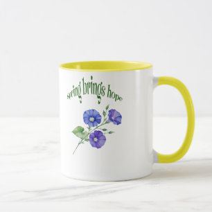 Mug Boug à fleurs de printemps - "Printemps apporte es