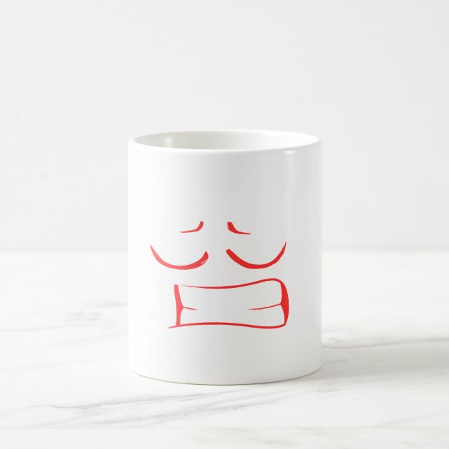 Mug Boug à visage chaud - Trop chaud pour manipuler! (Centre)