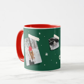 Mug Boug avec photos et flocons de neige