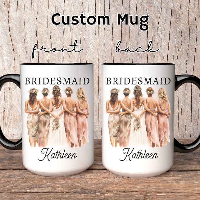 Mug Boug, Bachelorette, Bachelorette Party (bridesmaid gift, bachelorette party mug, maid of honor mug, bridesmaid proposal gift, bride to be)