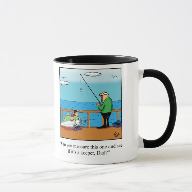 Mug Boug Cadeau Anniversaire Pour Pêcheurs (Droite)