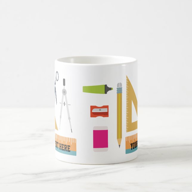 Mug Boug Cadeau de l'enseignant de mathématiques perso (Centre)
