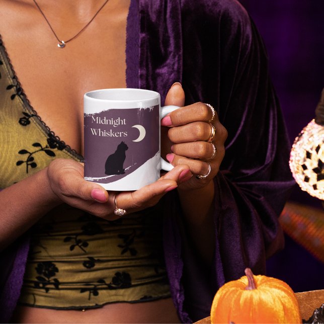 Mug Boug classique Whiskers de minuit, 11 oz (ChatGPT said:

Start your morning with spooky sophistication and a touch of moonlit feline magic.)