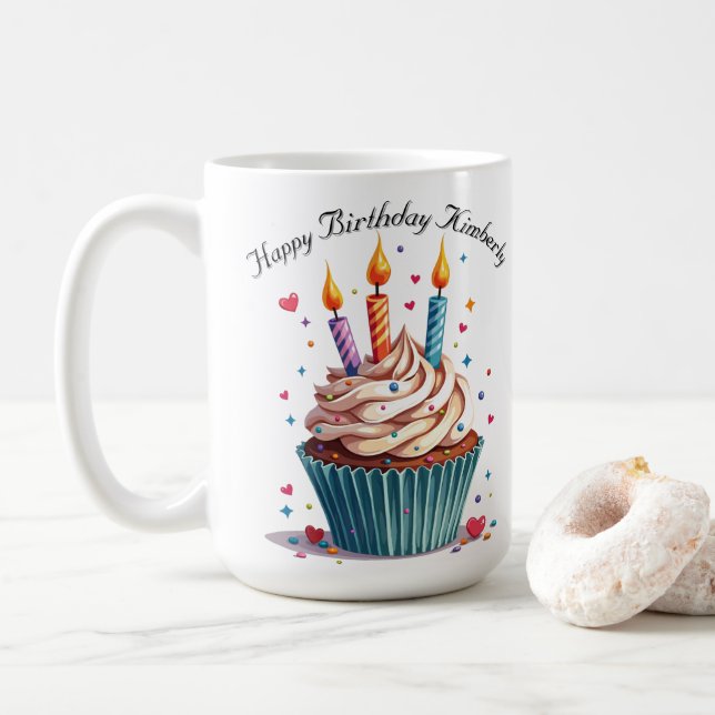 Mug Boug d'anniversaire, Joyeux anniversaire (Avec donut)