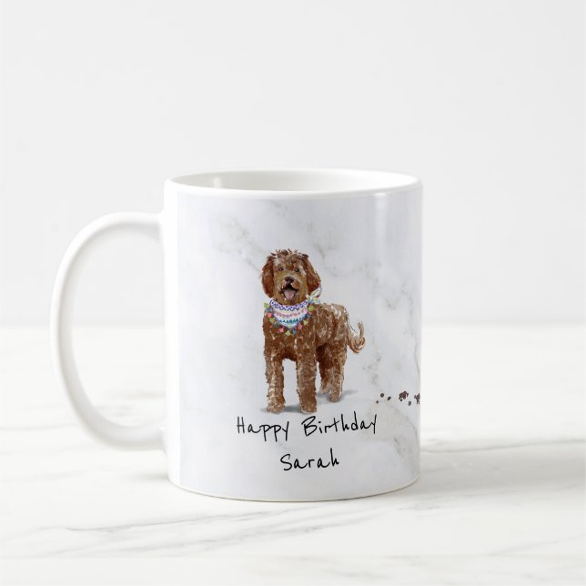 Mug Boug d'anniversaire personnalisé (Gauche)