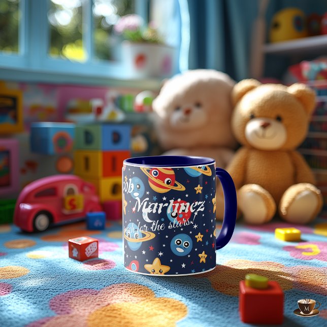 Mug Boug d'aventure Kawaii Space personnalisé pour enf (Créateur téléchargé)