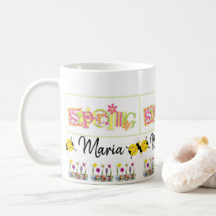 Mug Boug de bourdons floraux du printemps