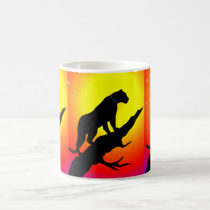 Mug Boug de café blanc Wild Panther
