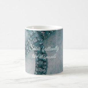 Mug Boug de café brillant en diamants