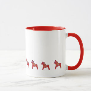Mug Boug de café Cheval Dala Rouge