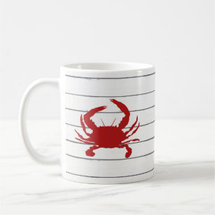 Mug Boug de café côtier de crabe rouge