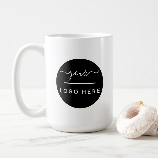 Mug Boug de café de marque logo d'entreprise personnal (Avec donut)