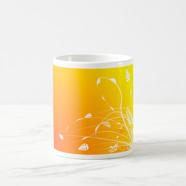 Mug Boug de café Floral doré (Créateur téléchargé)