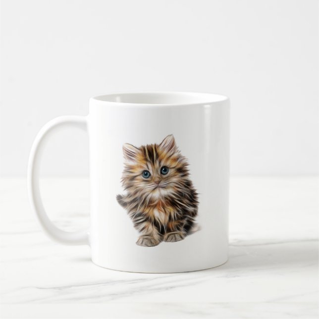 Mug Boug de café Fluffy Kitten (Gauche)