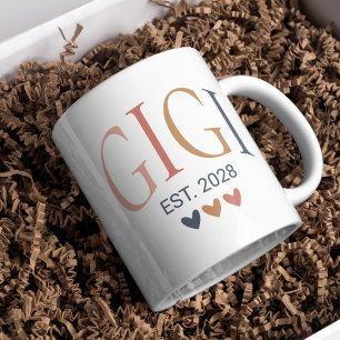 Mug Boug de café Gigi Boho personnalisé - Attente Cade