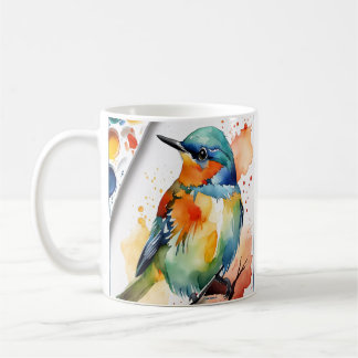 Mug Boug de café Oiseau à l'art déployé