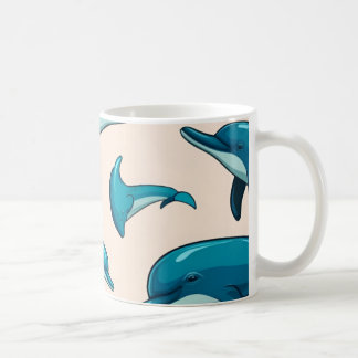 Mug Boug de café personnalisé Dolphin*