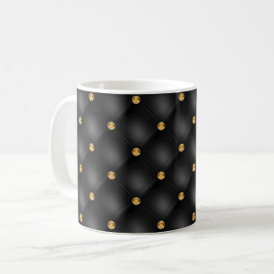 Mug Boug de café Tufee Diamond Or Noir