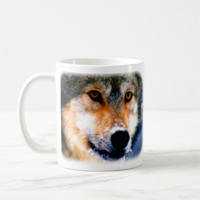 Mug Boug de café Wolf Wildlife (Gauche)