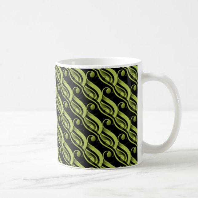 Mug Boug de charme sans effort, Vert olive (Droite)