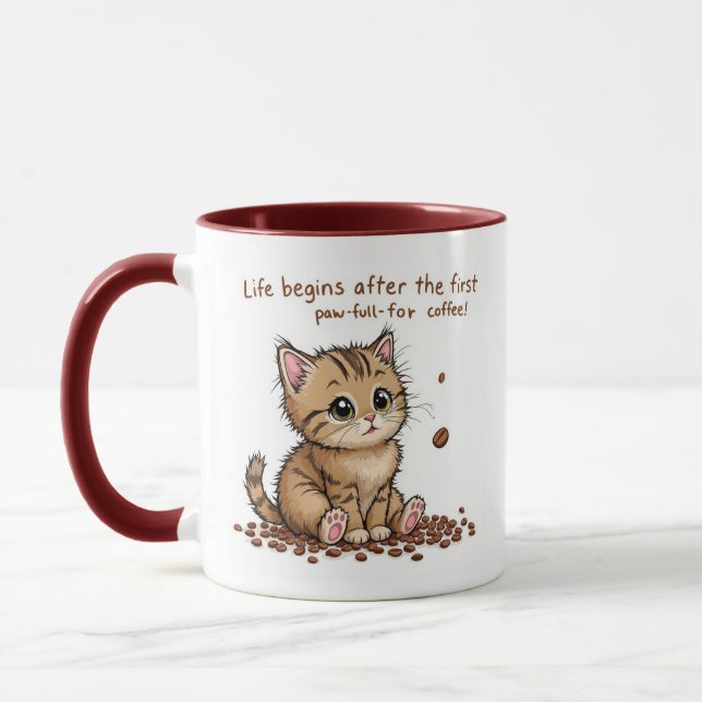 Mug Boug de chaton frit au café (Gauche)