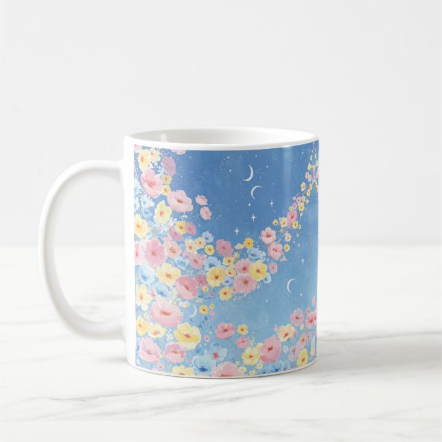 Mug Boug de ciel floral pour les cadeaux (Gauche)