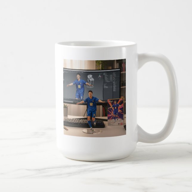 Mug Boug de conception de statues 3D Paik - Birmingham (Droite)