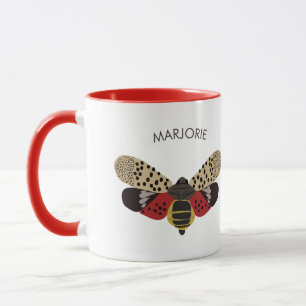 Mug Boug de lanternfly tacheté Personnalisé