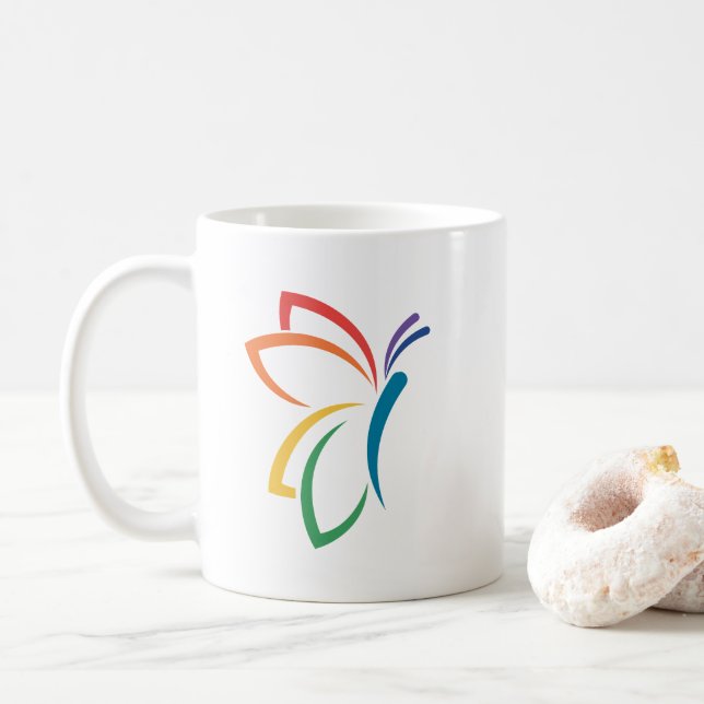 Mug Boug de logo NEDA avec papillon (Avec donut)