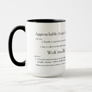 Mug Boug de loup approchable pour hommes