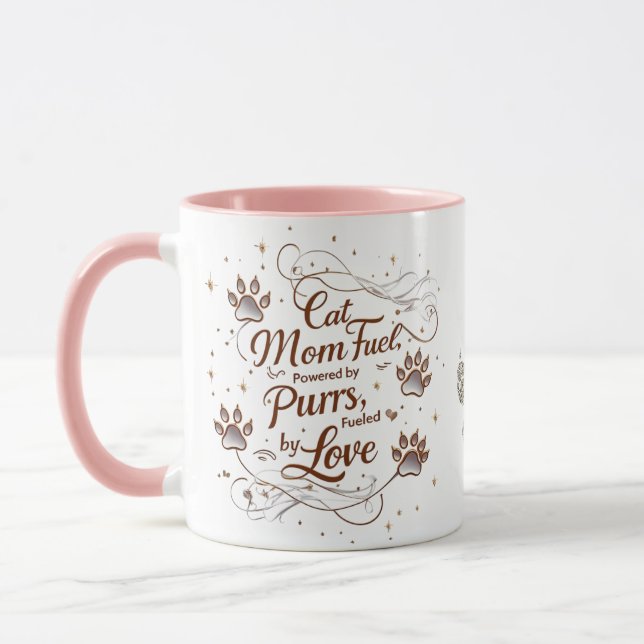 Mug Boug de maman chat Whimsical - Purrs & Love Fuel (Gauche)