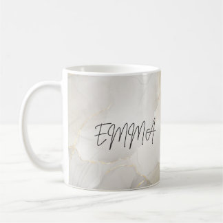 Mug Boug de nom de marbre personnalisé
