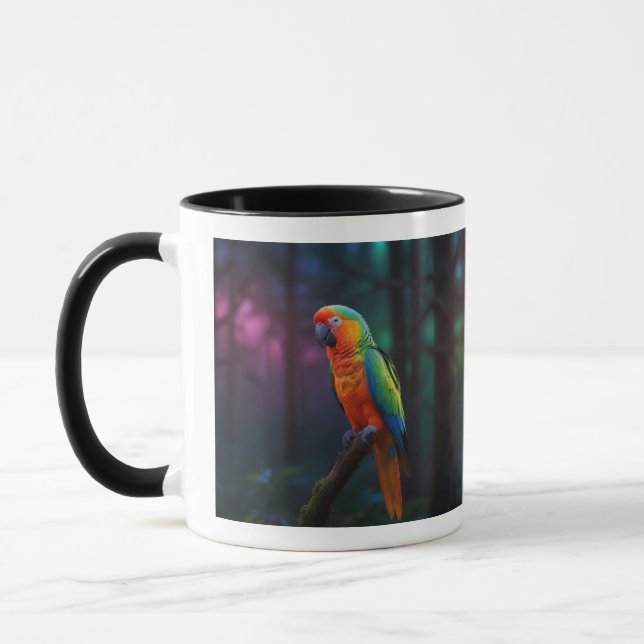 Mug Boug de paradis de perroquets vibrants (Gauche)