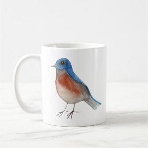 Mug Boug de peinture à l'aquarelle d'oiseaux du jardi