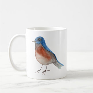 Mug Boug de peinture à l'aquarelle d'oiseaux du jardin