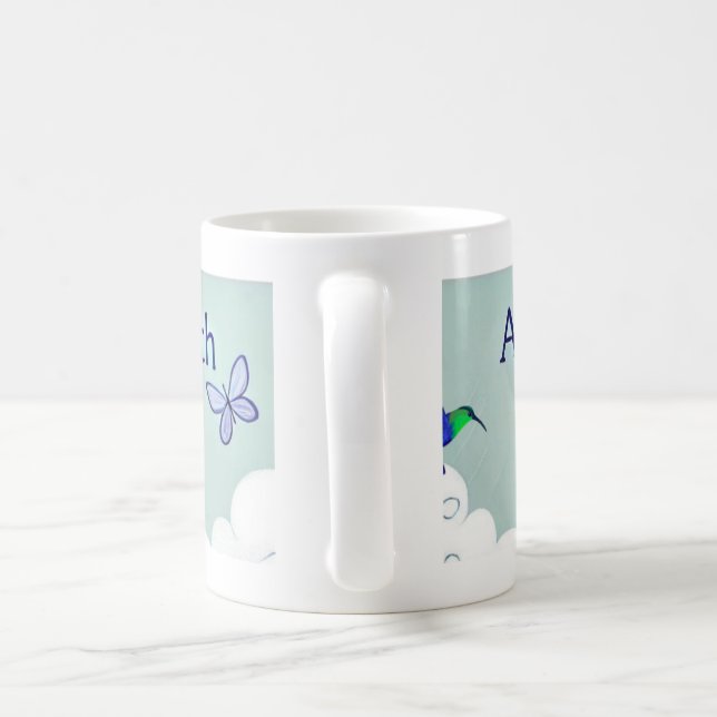 Mug Boug de sérénité à la baleine - Chemin de guérison (Poignée)
