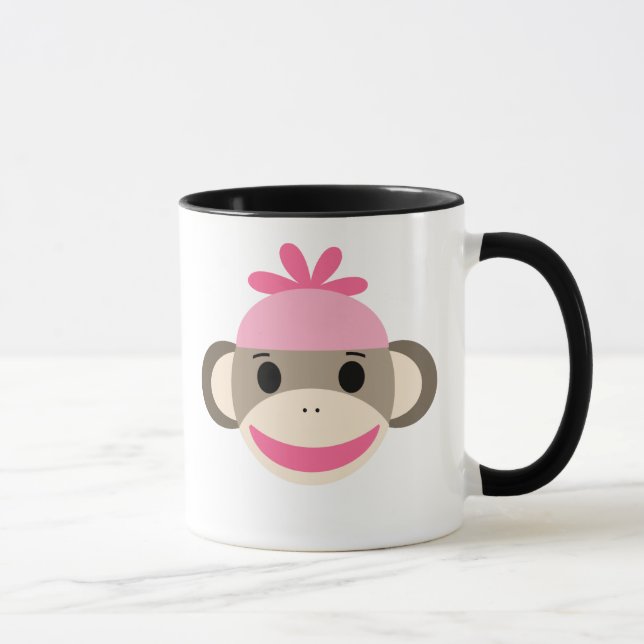 Mug Boug de singe de choeur personnalisé pour enfants (Droite)