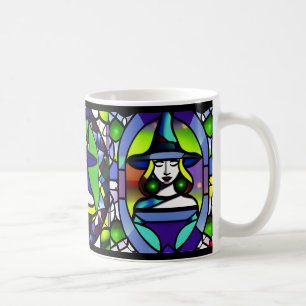 Mug Boug de sorcière Halloween en verre tendu