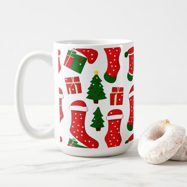 Mug Boug de stockage rempli de cadeaux (Avec donut)