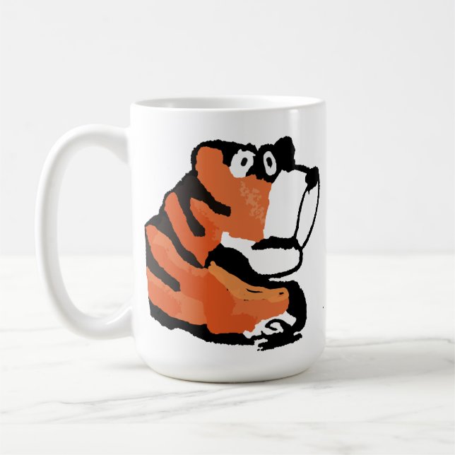 Mug Boug de tigre, parfois mignonne (Gauche)