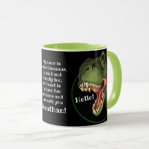 Mug Boug de Tyrannosaurus Rex Dinosaur Personnalisé