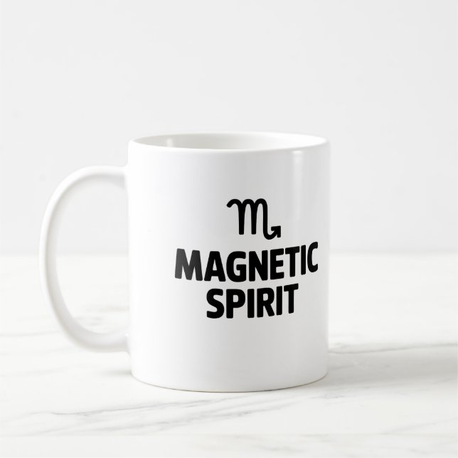 Mug Boug d'esprit magnétique - Scorpio Zodiac Coffee (Gauche)