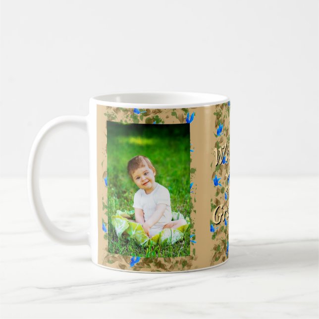 Mug Boug d'oiseaux bleus (Gauche)