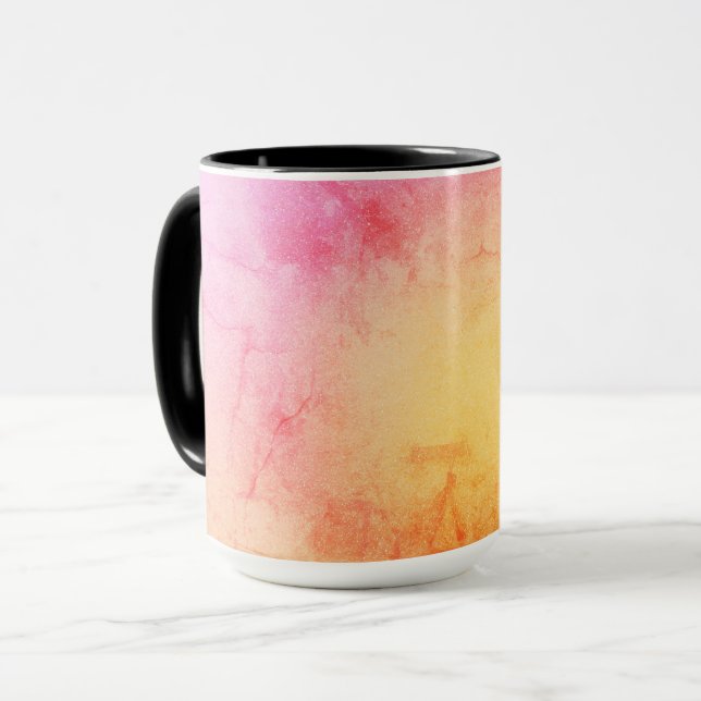 Mug Boug étincelant du coucher du soleil (Devant gauche)