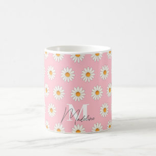 Mug Boug floral marguerite - Coupe de café esthétique 