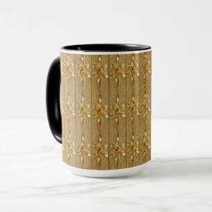 Mug Boug Floral Orné Or