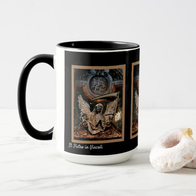 Mug Boug gothique de squelette (Avec donut)